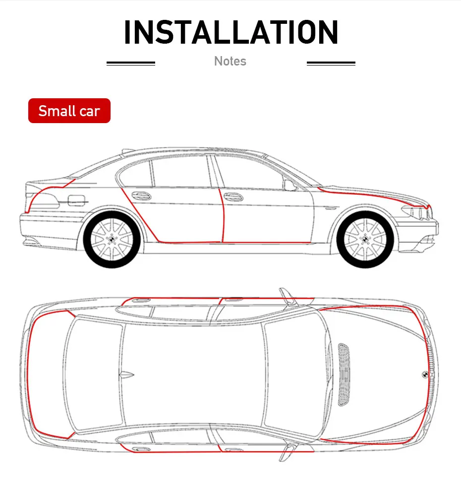 Car Door Edge Protector Universal Auto Door Guard Protective Strips Universal Automobiles Doors Trunk Hood Seal Sealant Strip