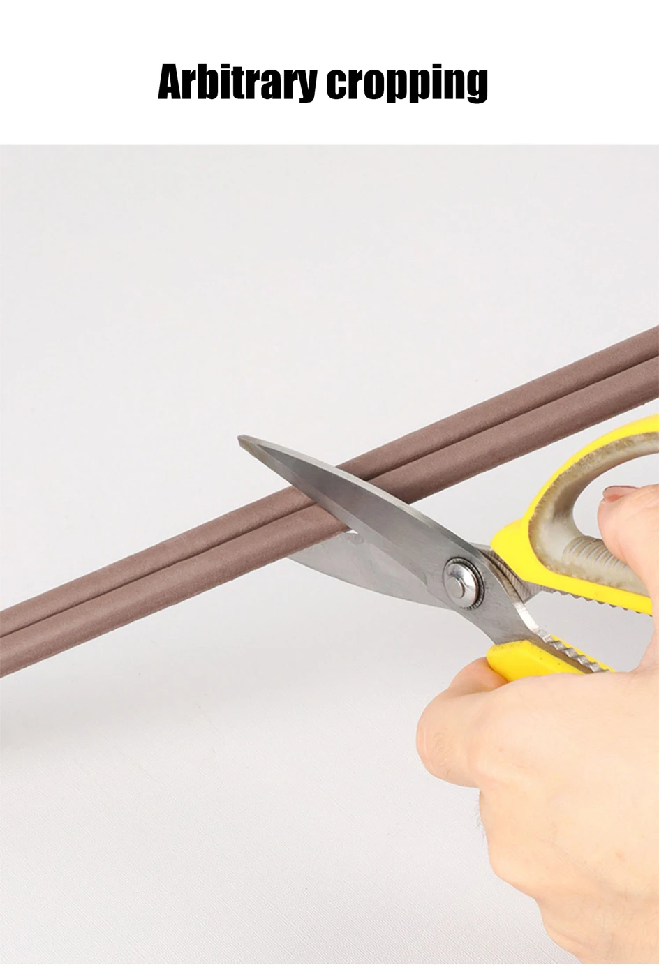 5m/10m Weather Stripping Door Seal Strip Diep Self-adhesive Draft Stopper Tape Window Insulation Noise Rubber Sealing Strip