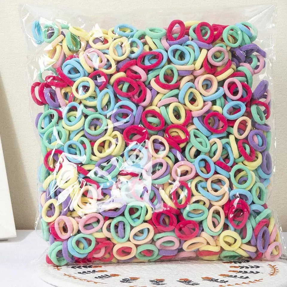 Elastic Hair Bands Ponytail Hold Hair Tie Rubber Bands Scrunchie Hair Accessories Bands for Girls Hair Accessories for Women