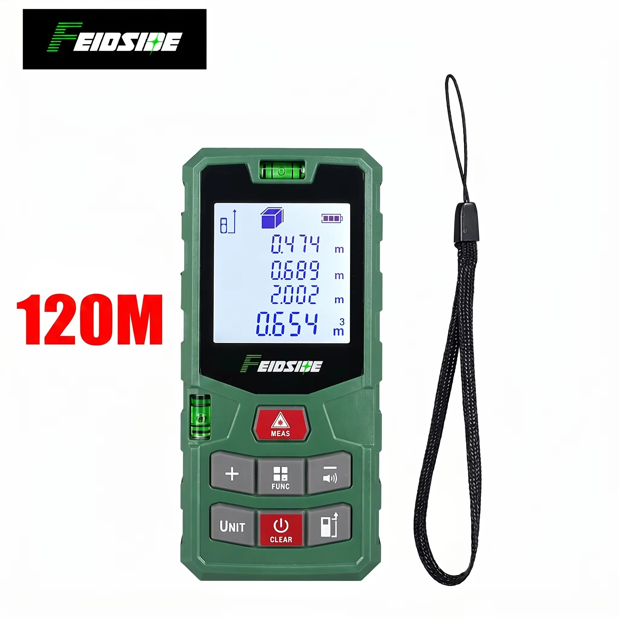 HAUPTSON 70/100M Laser Rangefinder Distance Meter Rangefinder Laser Tape Range Finder Building