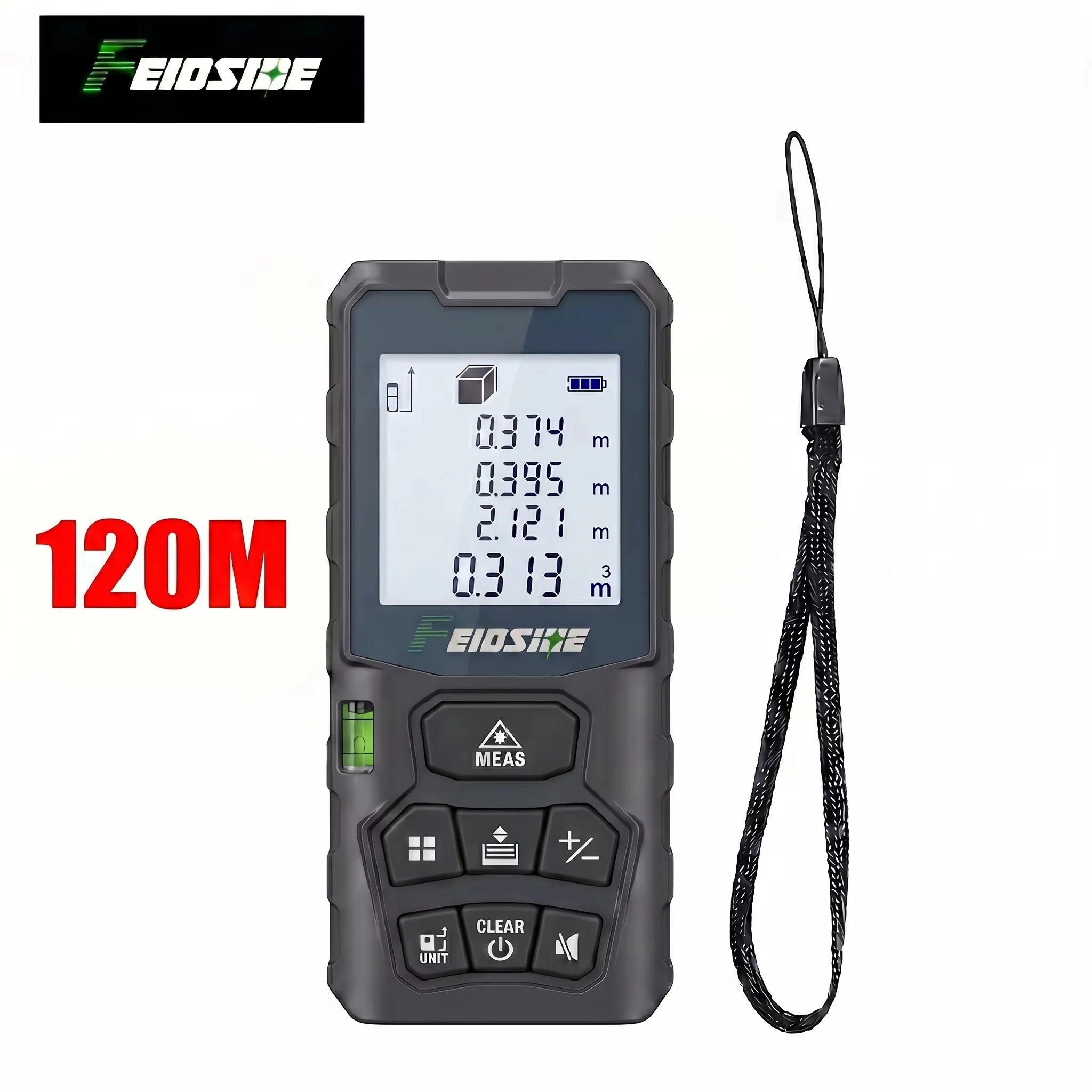 HAUPTSON 70/100M Laser Rangefinder Distance Meter Rangefinder Laser Tape Range Finder Building