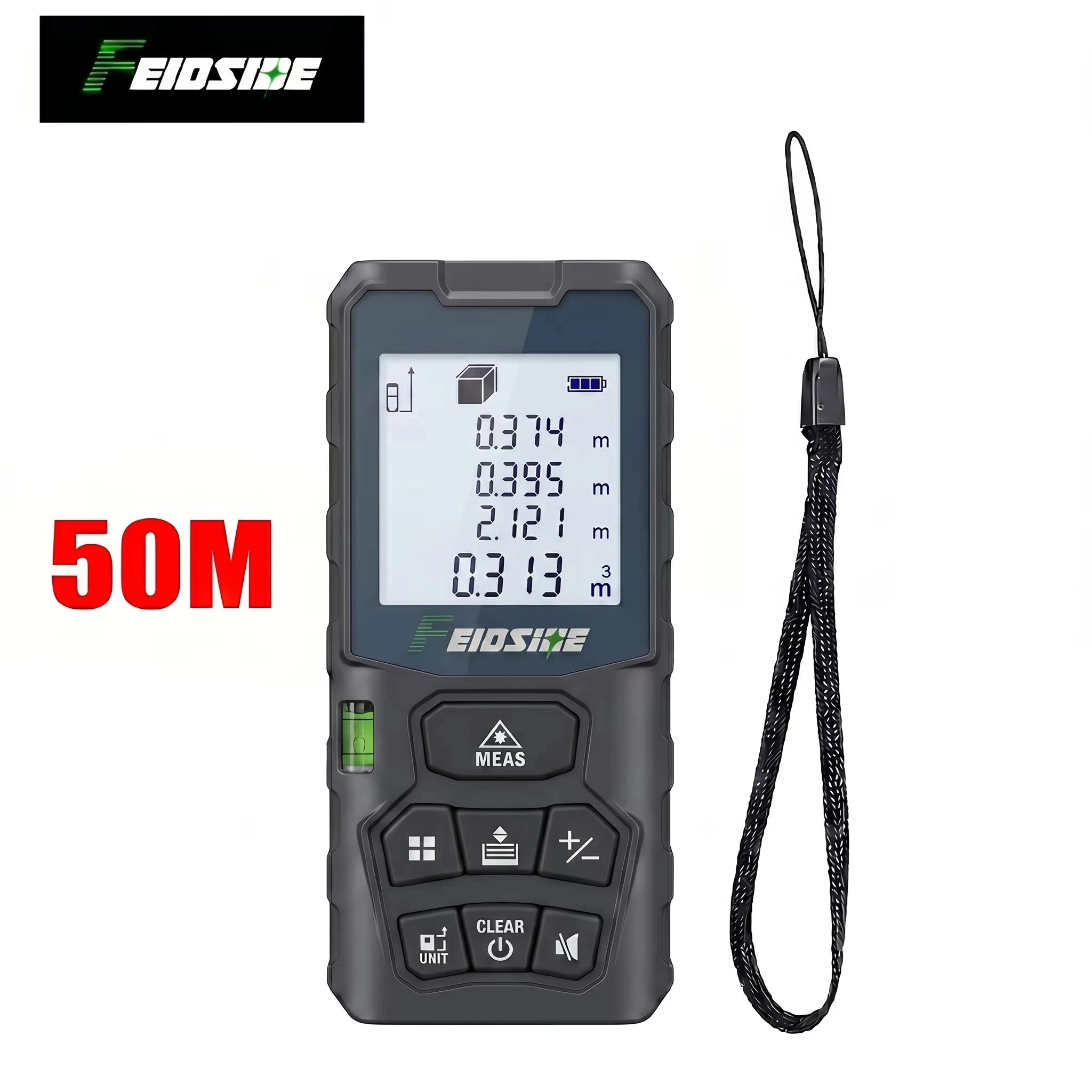 HAUPTSON 70/100M Laser Rangefinder Distance Meter Rangefinder Laser Tape Range Finder Building