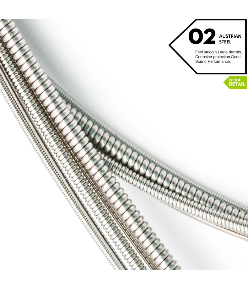Orphee Electric Guitar Strings Set RX Series Hexagonal Carbon Steel 6 String for Electric Guitar Accessories Practice Use