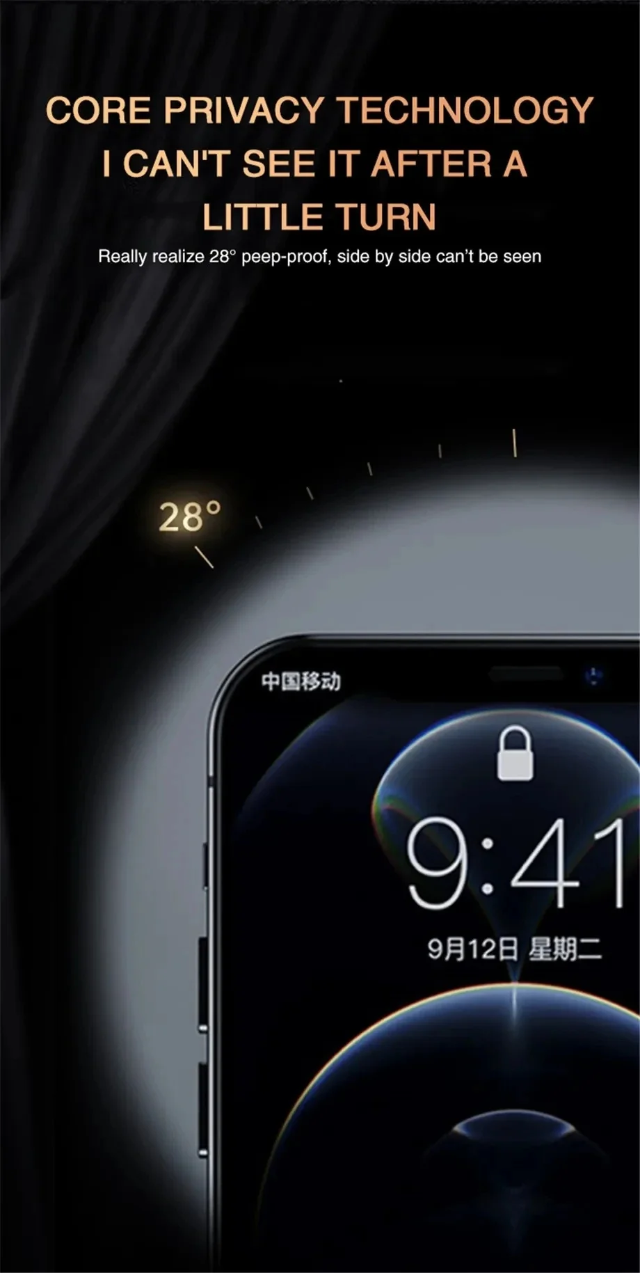 1~4PCS Anti-Spy Glass For iPhone 18 17 16 15 14 13 Pro Max Privacy Screen Protector & Camera Film For iPhone 15 12 11 Pr