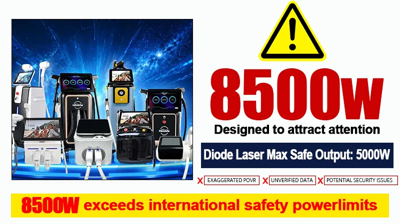 World Premiere 5000W FAC Technology High Power 808 830 8101064 755 940 6 Waves Ice Point Diode Laser Hair Removal Machine Salon