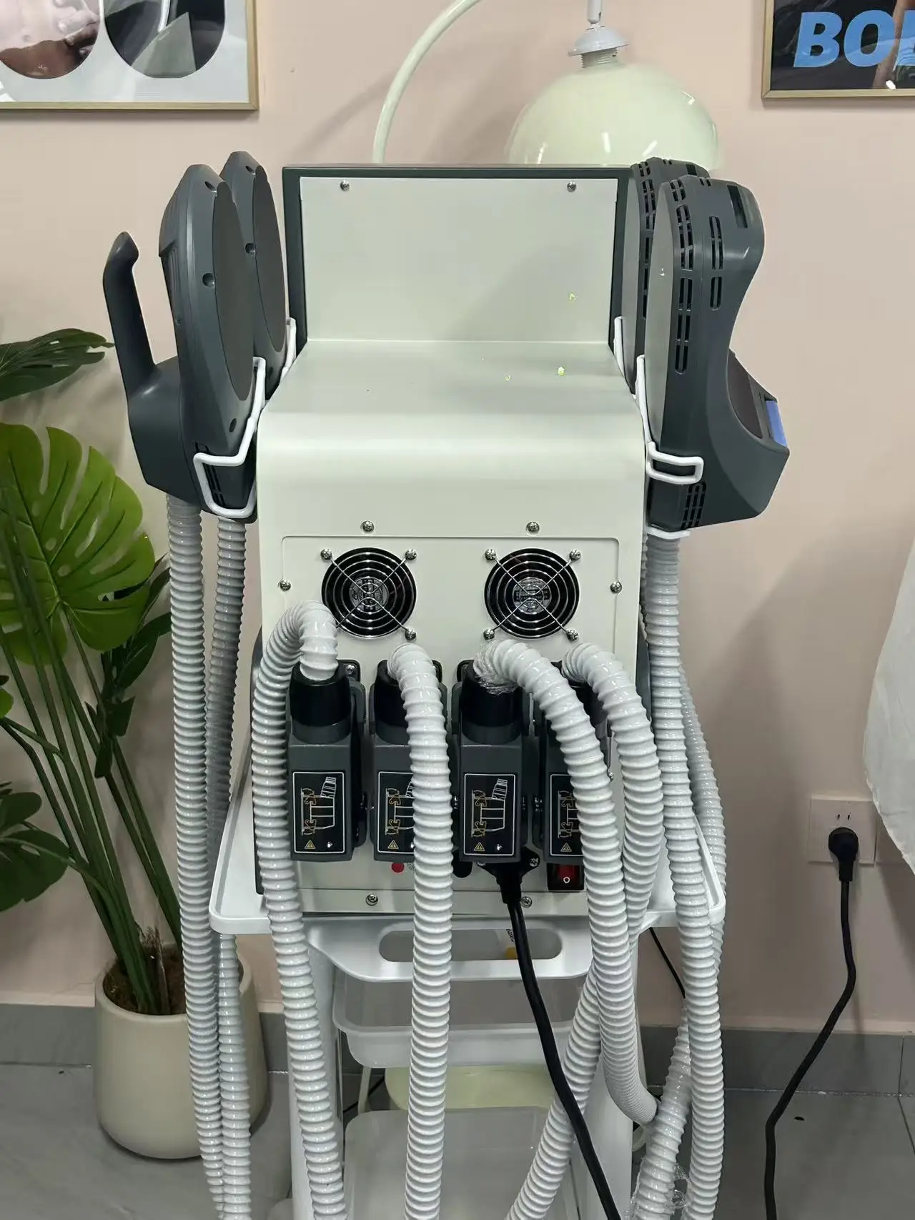 6500W EMS Body Sculpting Machine Fat Weight Loss 15 Tesla 5 Handles Muscle Stimulator RF Sculpting Slimming Electromagnetic