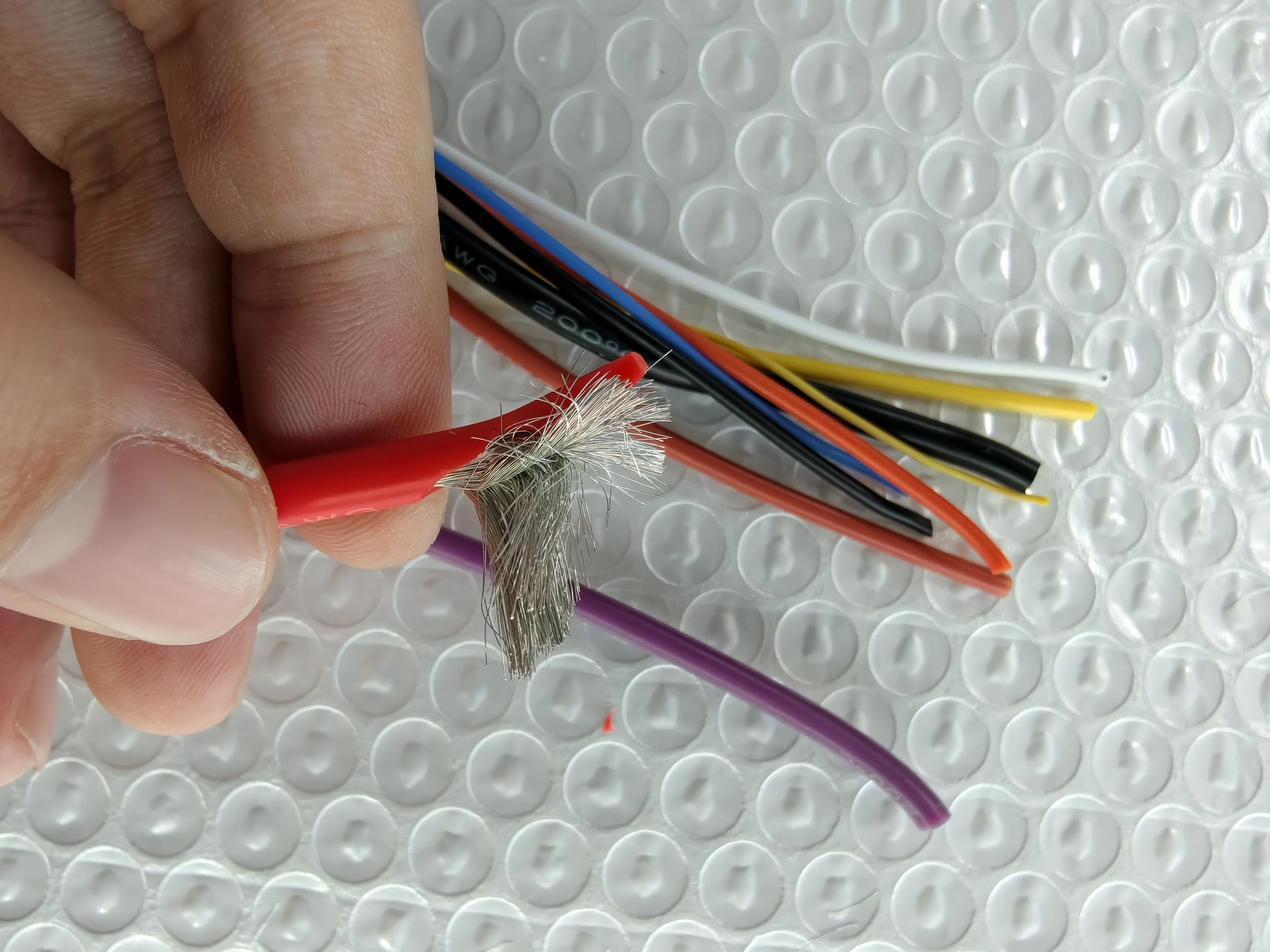 14/16/18/20/22/24/26/28/30 AWG Silicone Electric Wire 3 Meter/10ft- Soft, Flexible Tin-Copper Wire High Temperature Resistant