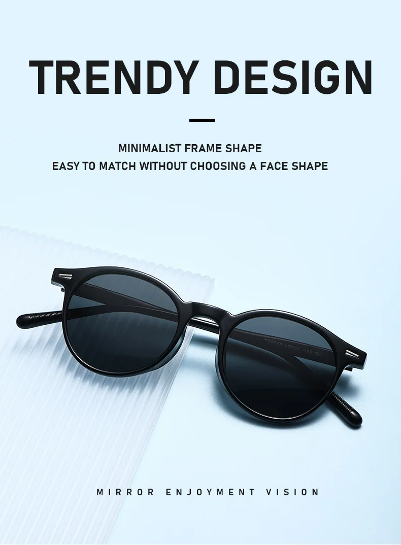 Vintage Round Sunglasses for Women Men Circular Sun Glasses Female Oval Eyewear Sunglasses for Male Female Eyeglasses