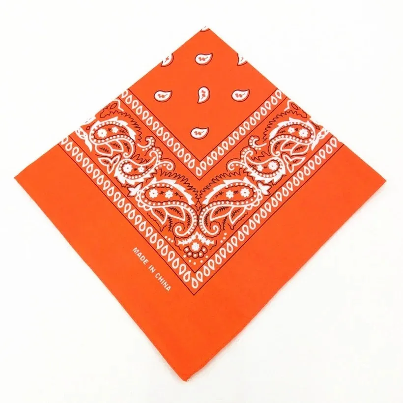 1/2/3/5PCs Unisex men women bandana hairband cowboy mens biker sports headwear wrist hairwrap single head wrap scarf