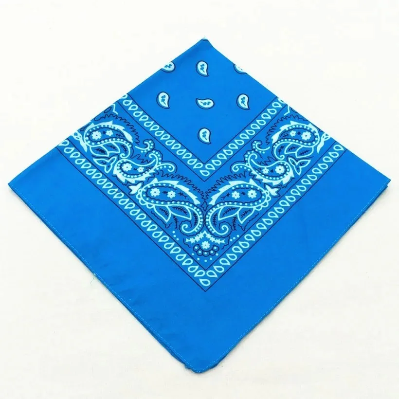 1/2/3/5PCs Unisex men women bandana hairband cowboy mens biker sports headwear wrist hairwrap single head wrap scarf
