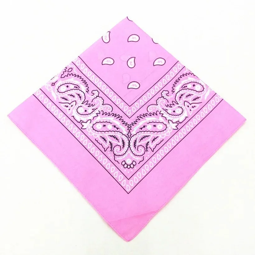 1/2/3/5PCs Unisex men women bandana hairband cowboy mens biker sports headwear wrist hairwrap single head wrap scarf