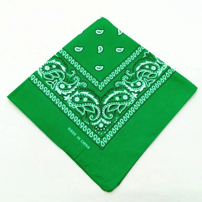1/2/3/5PCs Unisex men women bandana hairband cowboy mens biker sports headwear wrist hairwrap single head wrap scarf