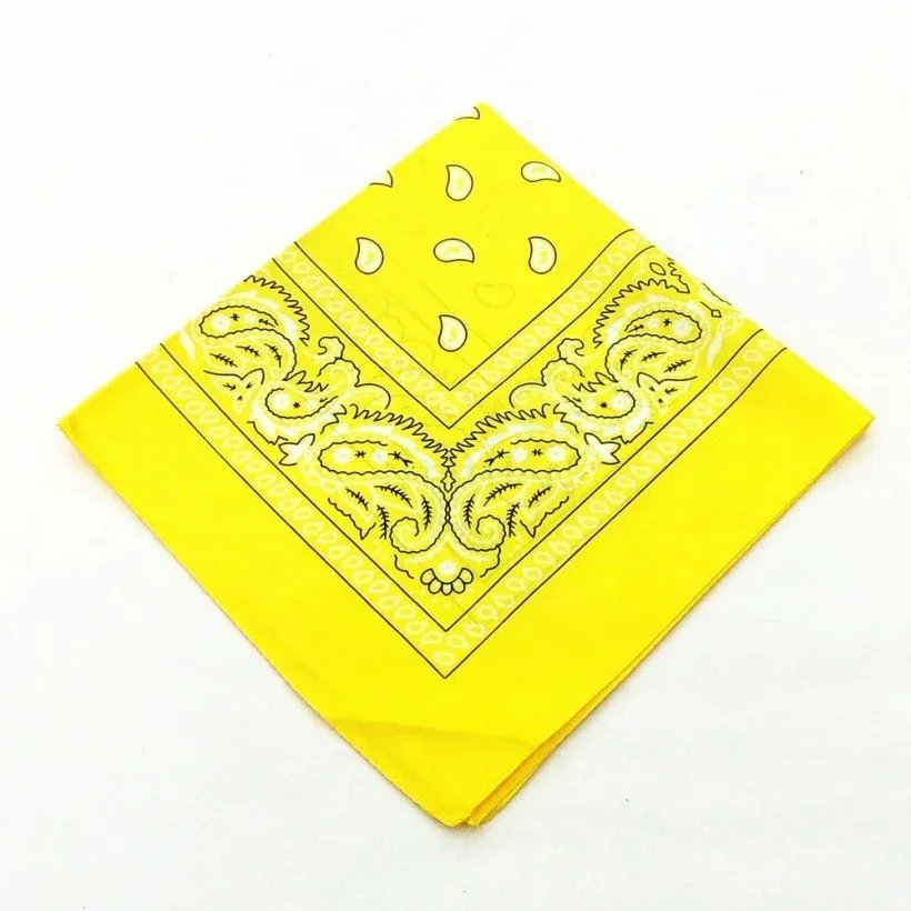 1/2/3/5PCs Unisex men women bandana hairband cowboy mens biker sports headwear wrist hairwrap single head wrap scarf