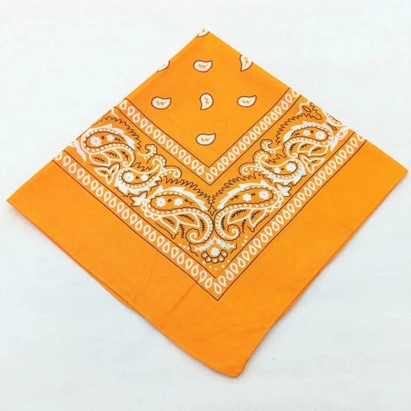 1/2/3/5PCs Unisex men women bandana hairband cowboy mens biker sports headwear wrist hairwrap single head wrap scarf