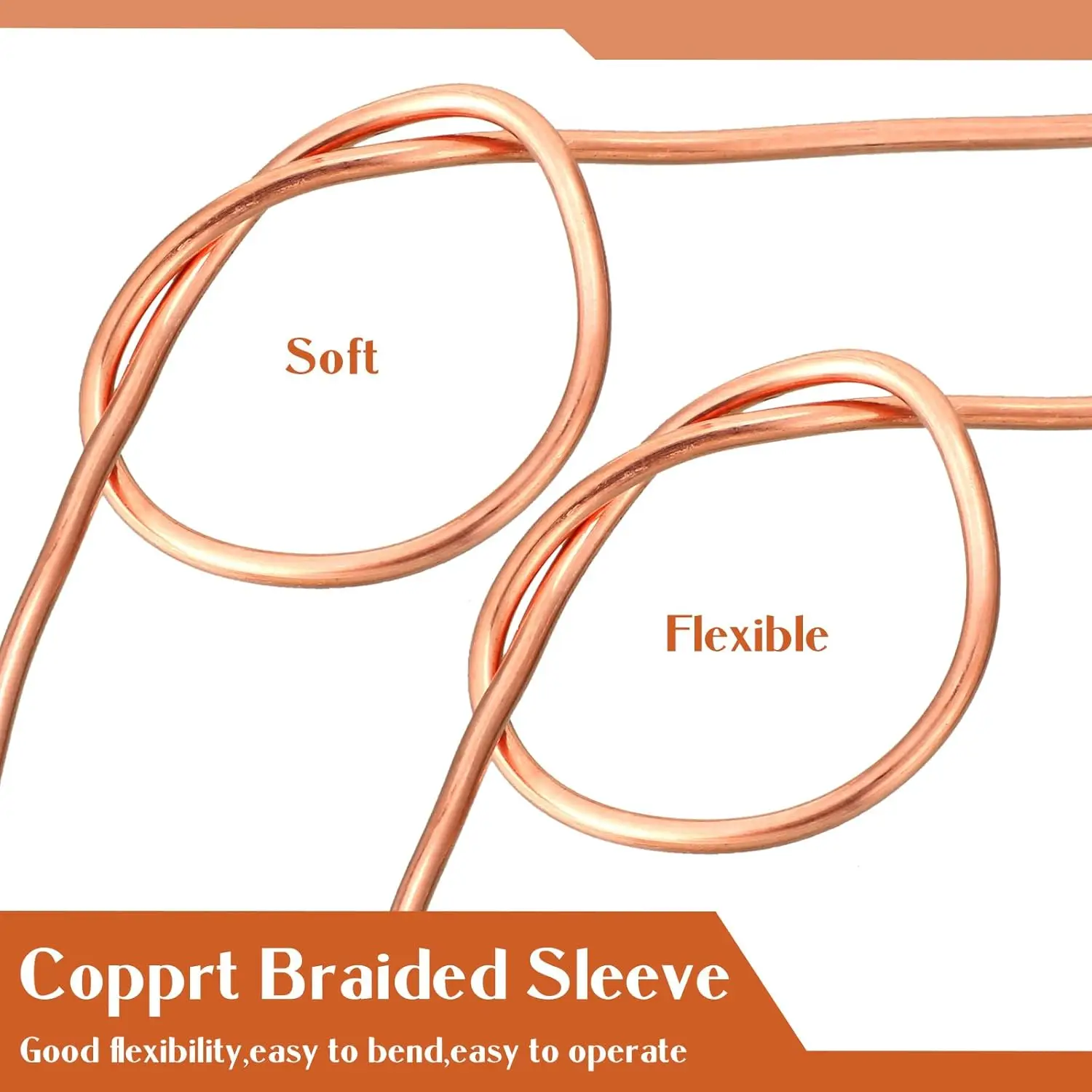 10M T2 Pure Copper Wire Round Coil Conductive Bare Copper Cable Wires for Electric Wire DIY Craft 0.3/0.5/0.8/1/1.2mm