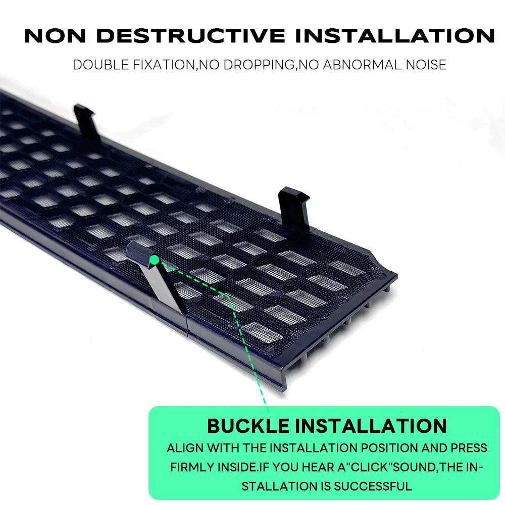 TESY For Tesla Model YL Y L / Y Launch Juniper Inner Vent Grille Lower Bumper Anti Insect Net Air Inlet Anti Dust Proof Cover