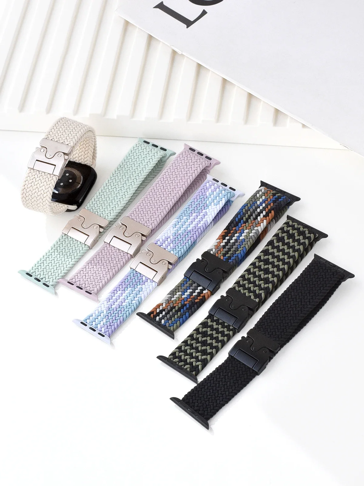 Parachute Straps for Apple Watch 10 11 Band 46/42mm 45mm Ultra 49mm 44mm 41mm Braided Bracelet Correa iWatch Series 9 8 SE 5 6 7