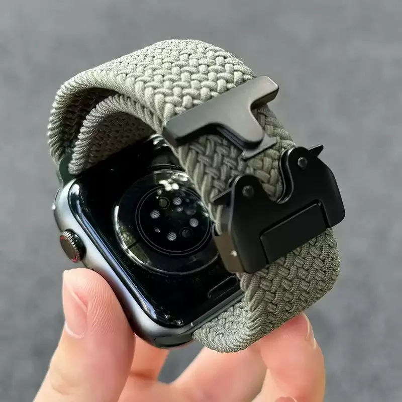 Parachute Straps for Apple Watch 10 11 Band 46/42mm 45mm Ultra 49mm 44mm 41mm Braided Bracelet Correa iWatch Series 9 8 SE 5 6 7