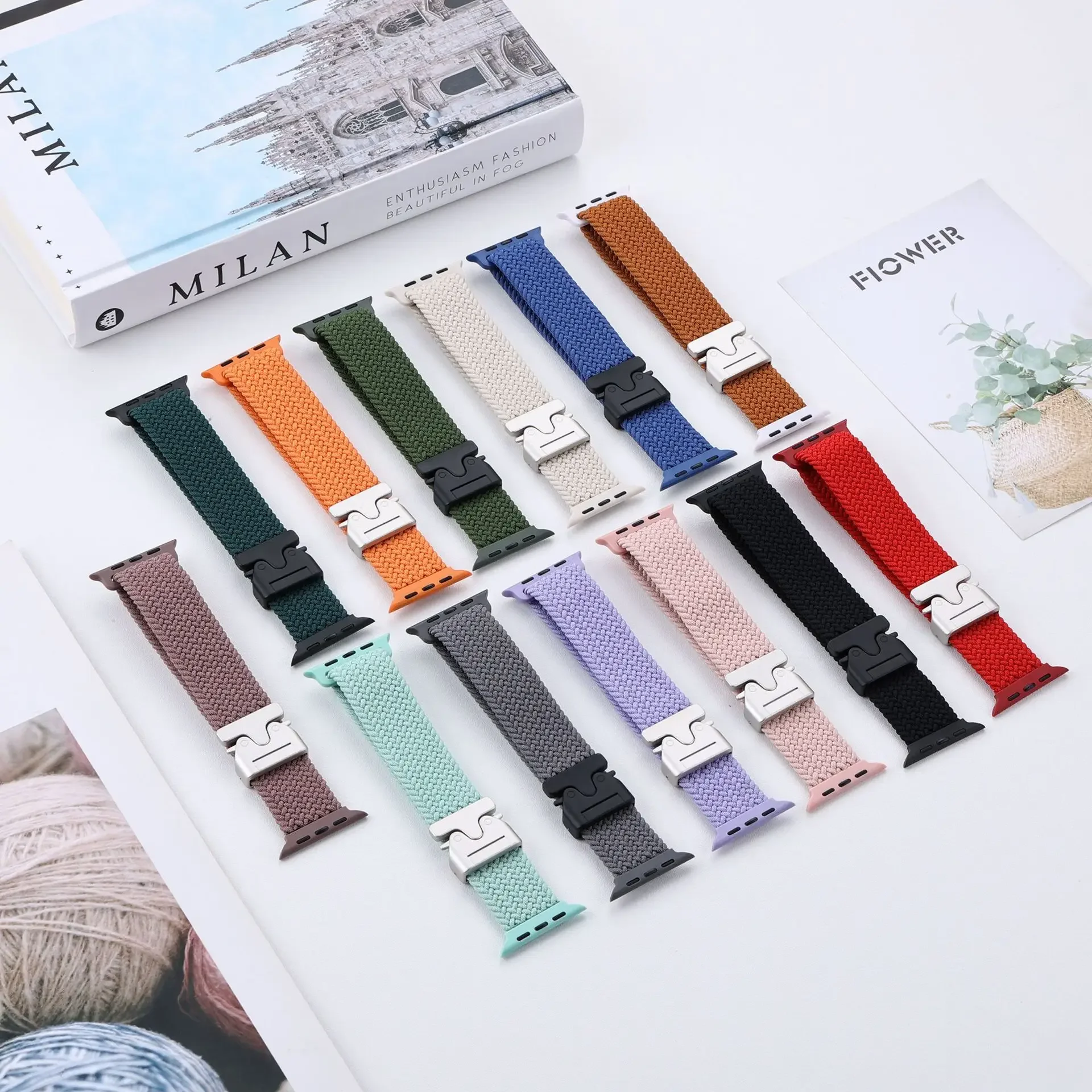 Parachute Straps for Apple Watch 10 11 Band 46/42mm 45mm Ultra 49mm 44mm 41mm Braided Bracelet Correa iWatch Series 9 8 SE 5 6 7