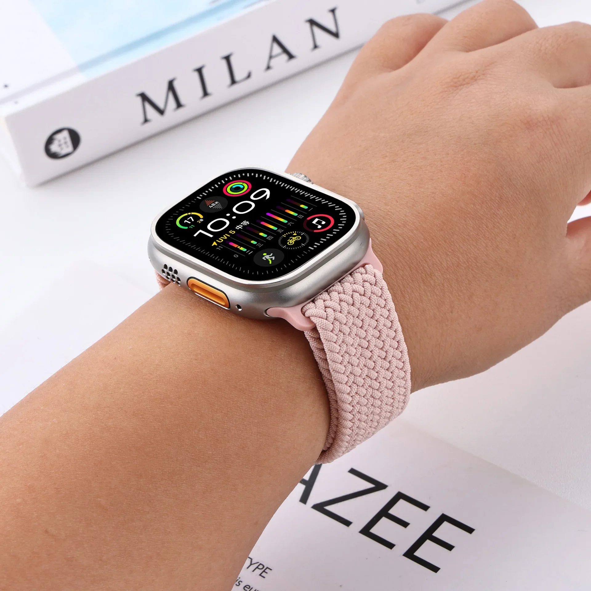 Parachute Straps for Apple Watch 10 11 Band 46/42mm 45mm Ultra 49mm 44mm 41mm Braided Bracelet Correa iWatch Series 9 8 SE 5 6 7
