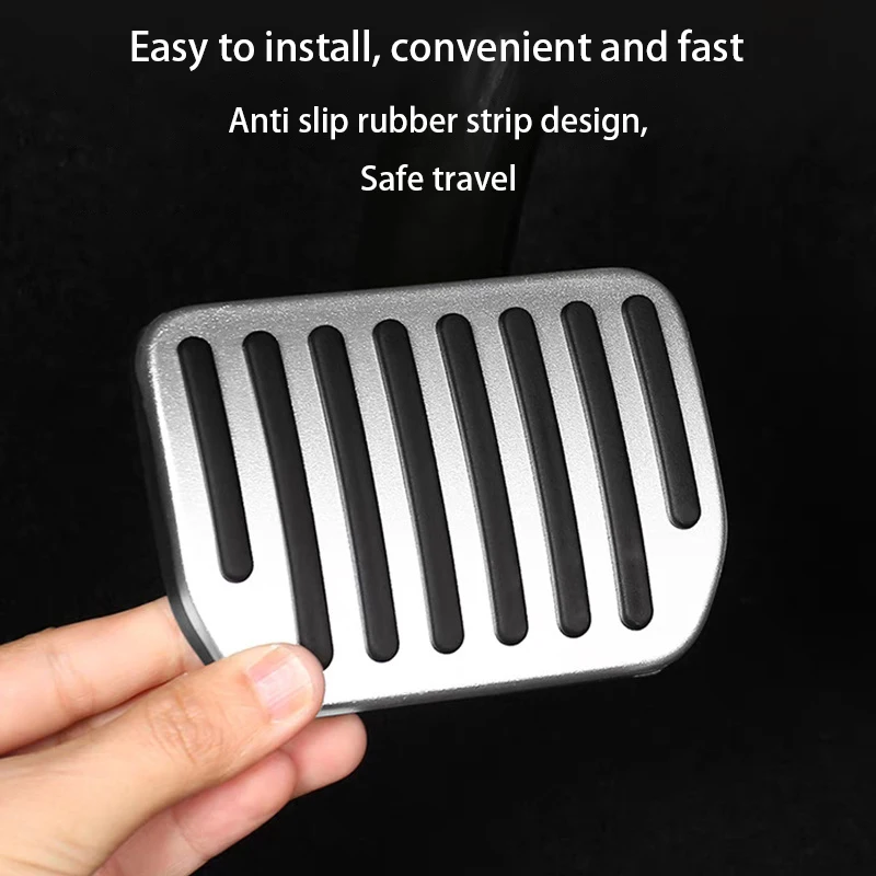 For Tesla Model Y L/Y Juniper 2026 Upgrade Foot Pedal Pads Non-slip Accelerator Brake Rest Performance Aluminum Mats Accessories