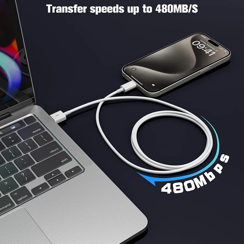 30W USB A To Type C Cable Date Syuc Fast Charging Cord For Samsung Huawei Xiaomi USB C Phone Fast Charging Accessories 1M 2M 3M