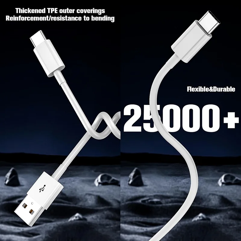 30W USB A To Type C Cable Date Syuc Fast Charging Cord For Samsung Huawei Xiaomi USB C Phone Fast Charging Accessories 1M 2M 3M