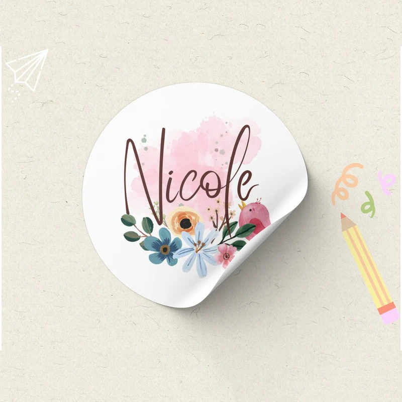 Customizable Photo Stickers with Multicolor Logos - Durable Waterproof Labels for Promotional Events & Corporate Gifts