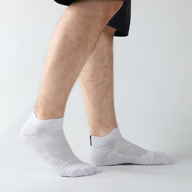 1/3 Pairs Anti-slip Football Socks Men Cotton Sock Short Long Tube Soccer Basketball Sport Socks Breathable Deodorous Sock 39-45