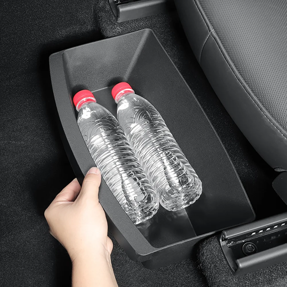 TEKSY For Tesla New Model Y 2025 2026 Launch Juniper Teslajuniper Front Seats Under Seat drawer TPE Storage Box