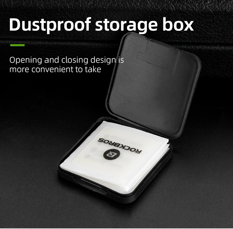 ROCKBROS Glue-free Repair Tool Bicycle Tire Repair Kit Tire Patch Mountain Road Tire Inner Tube Repair Box