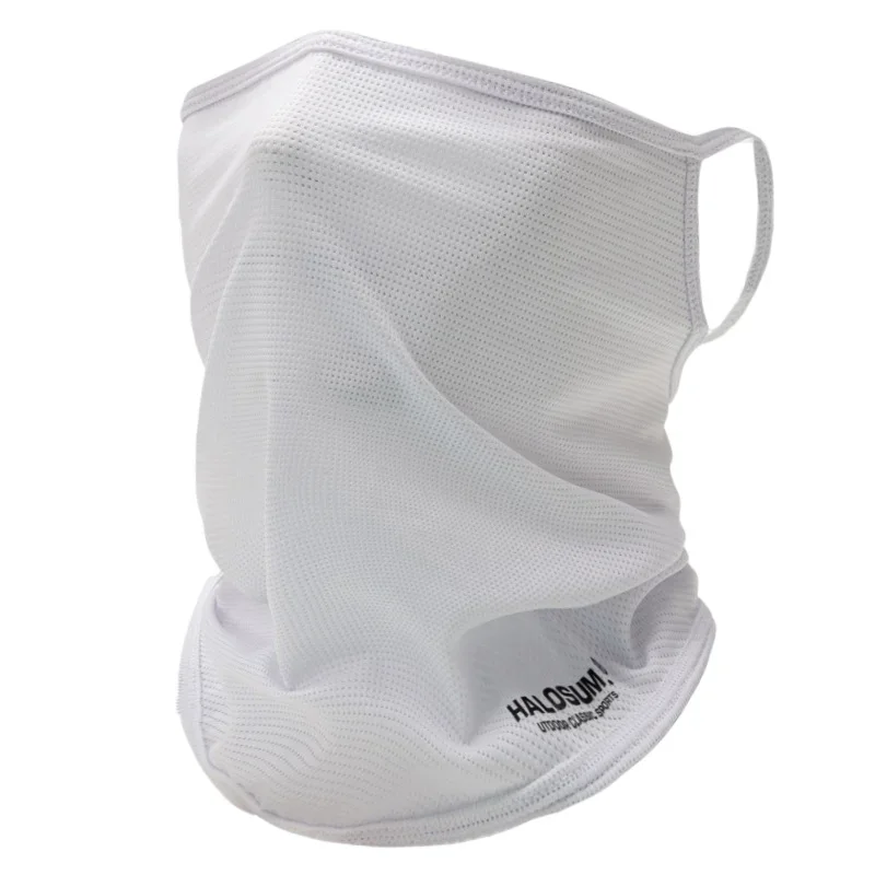 Ice Silk Full Face Mask Balaclava Summer Sun Protection Breathable UV Resistant Windproof for Cycling Hiking Outdoor Activities