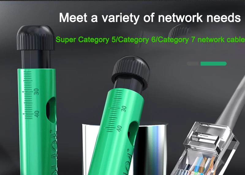 LAOA Professional Pen-Type Network Cable Straightener, Super Five, Six or Seven Types of Network Cable Splitter