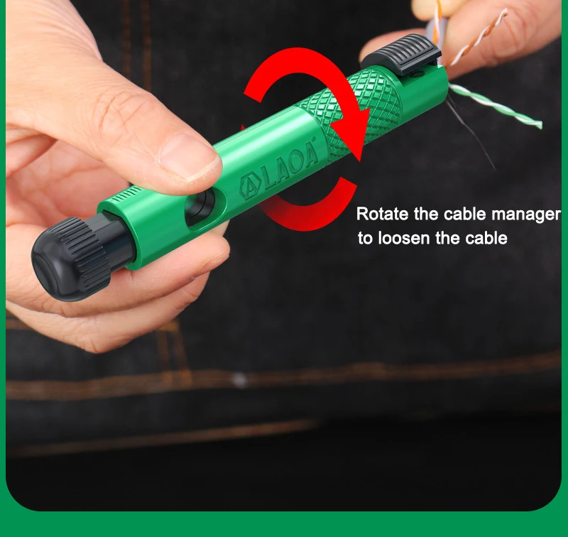 LAOA Professional Pen-Type Network Cable Straightener, Super Five, Six or Seven Types of Network Cable Splitter