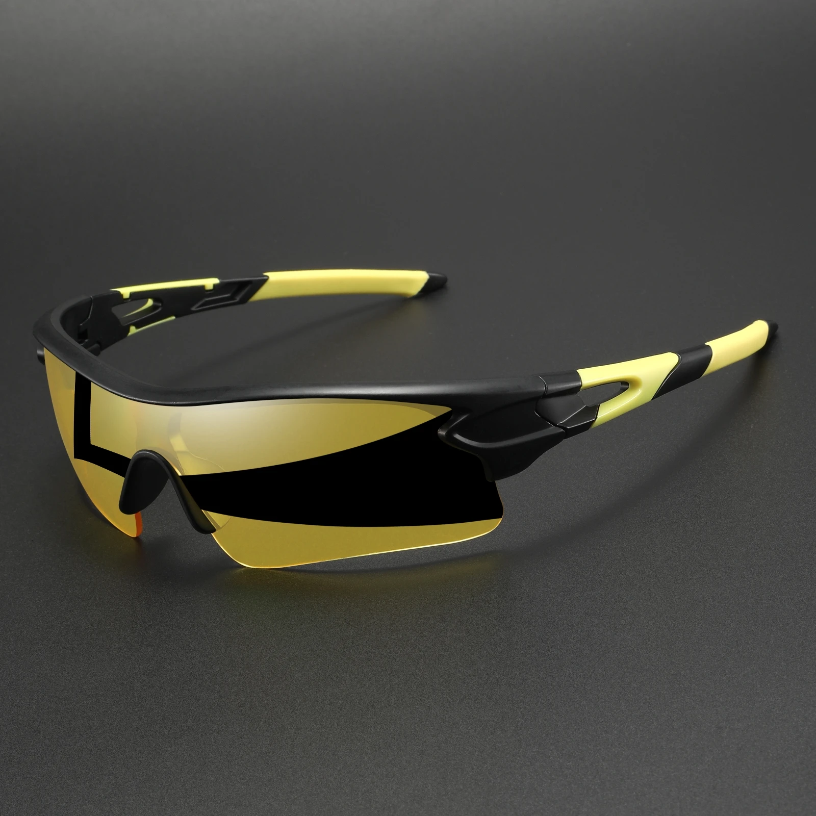 New UV400 Protective Sports Eyewear - Lightweight Full-Cover Lens, Unisex Wrap-Around for Cycling, Hiking & Daily Use