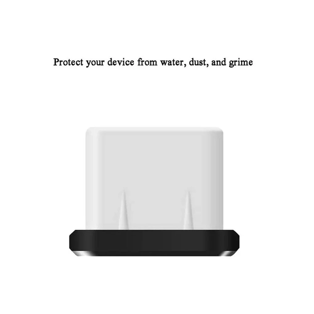 4Pcs USB C Dust Plug With Cleaning Brush Anti Dust USB-C Plug Cover Charging Port Cover Caps For Samsung Xiaomi All Type C Phone