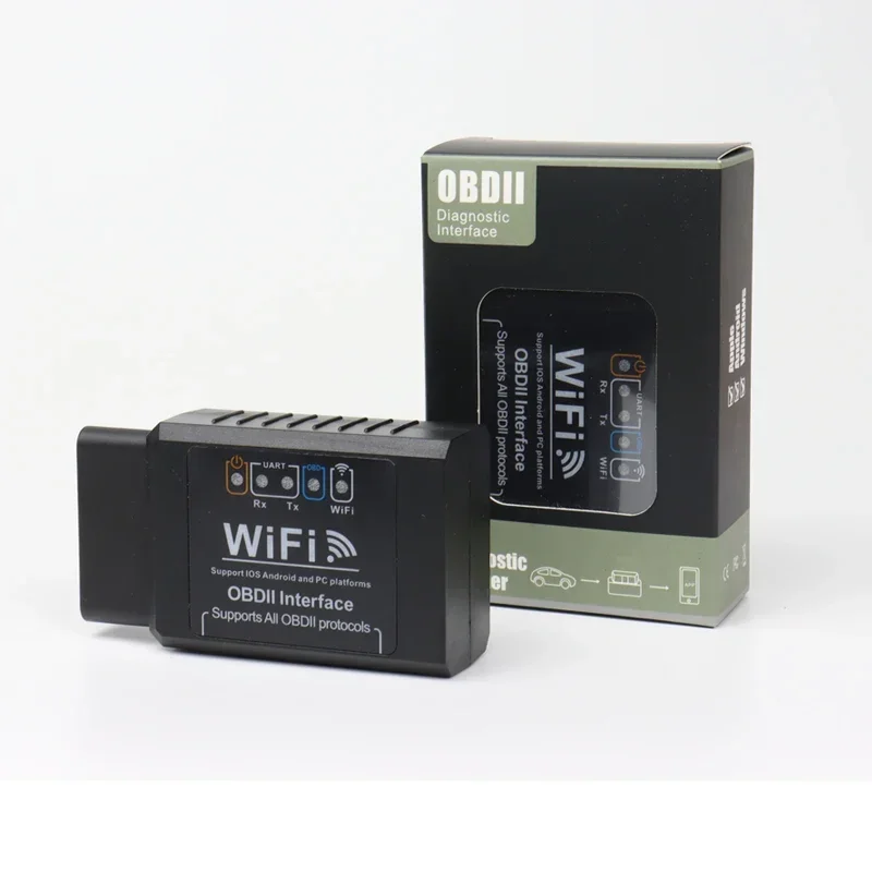 Popular ELM327 WiFi OBD2 Code Reader Scanner V1.5 Car Diagnostic Tools Car Fault Detector For Android/IOS/PC