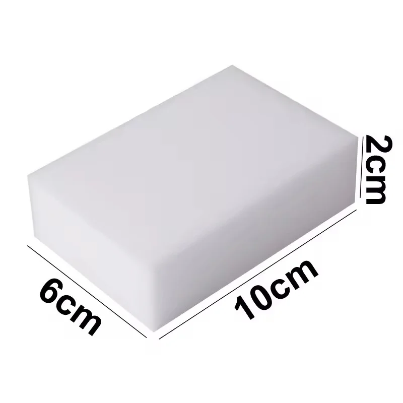 50/100Pcs Magic Sponge Cleaner Melamine Foam Scrubber for Kitchen Bathroom Stain Remover Dishware Household Cleaning Tools