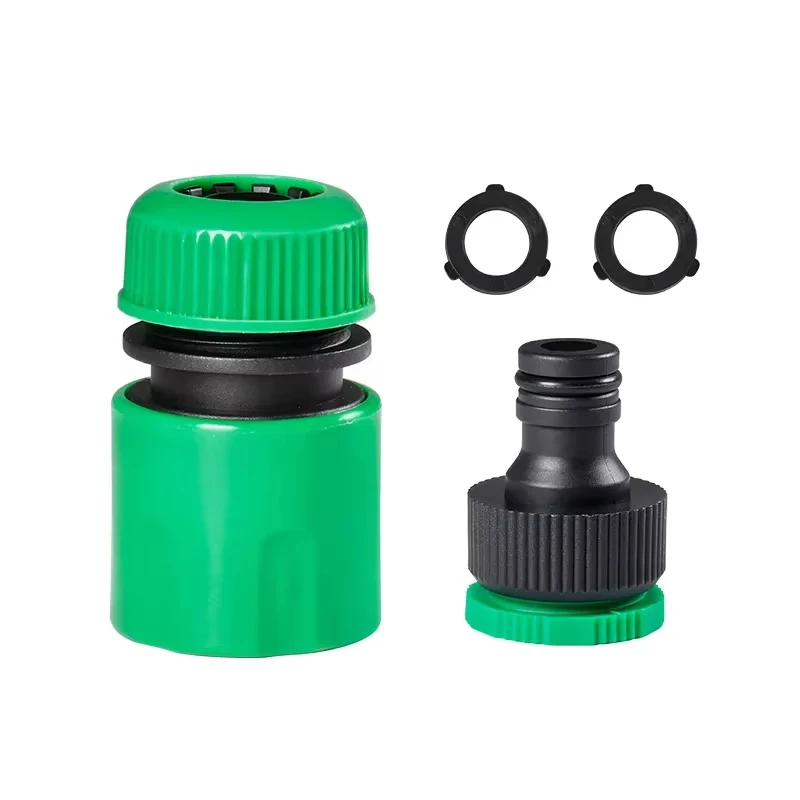 Garden Watering Hose ABS Quick Connector 1/2” End Double Male Hose Coupling Joint Adapter Extender Set For Hose Pipe Tube