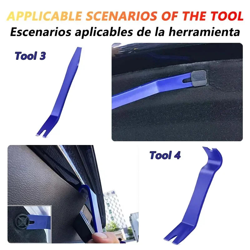 iLMH Auto Dismantle Tools Kit Plastic Kit Car Door Clip Panel Trim Radio Dash Audio Removal Installer Pry Kit Conversion Repair