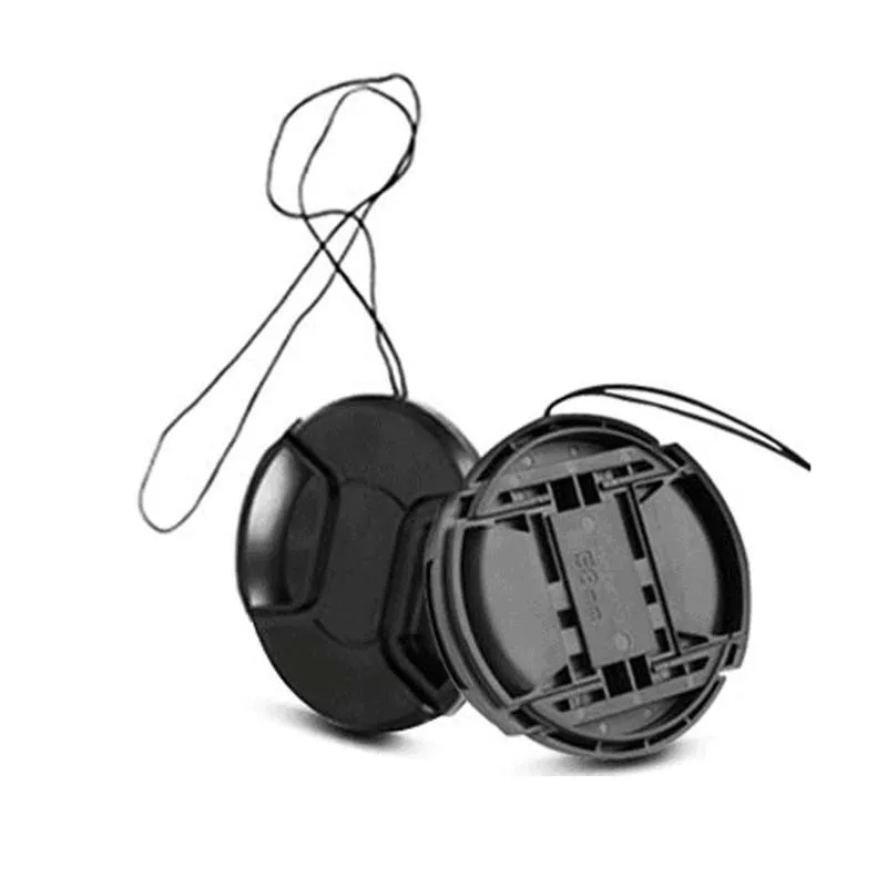 Camera Lens Cap High-quality 40.5mm 49mm 52mm 55mm 58mm 62mm 67mm 72mm 77mm 82mm Snap on Front Lens Cap for Camera