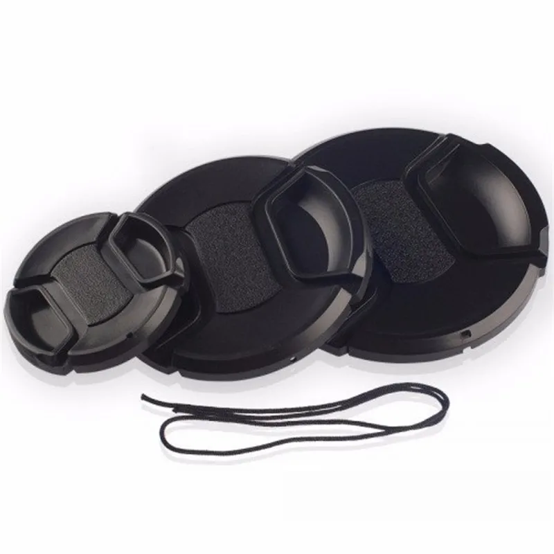Camera Lens Cap High-quality 40.5mm 49mm 52mm 55mm 58mm 62mm 67mm 72mm 77mm 82mm Snap on Front Lens Cap for Camera