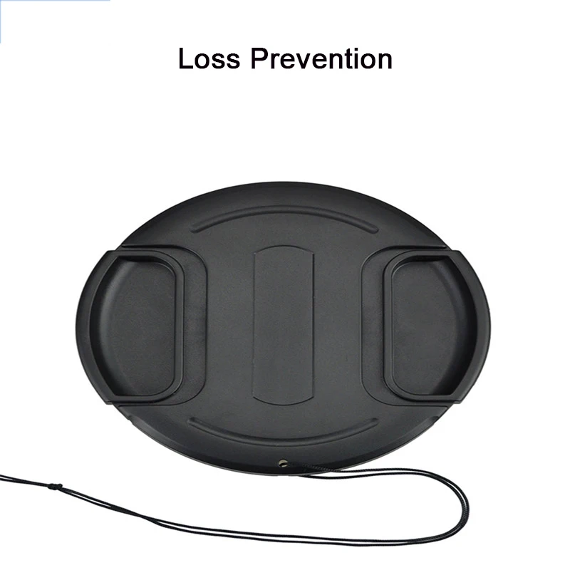 Camera Lens Cap High-quality 40.5mm 49mm 52mm 55mm 58mm 62mm 67mm 72mm 77mm 82mm Snap on Front Lens Cap for Camera