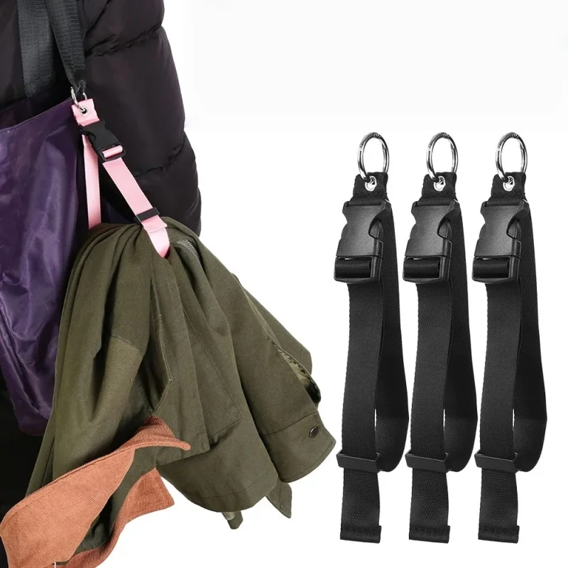 Travel Luggage Fixed Strap Backpack External Strap Portable Strap With Release Buckle Add-A-Bag Luggage Strap Belt Jacket Holder