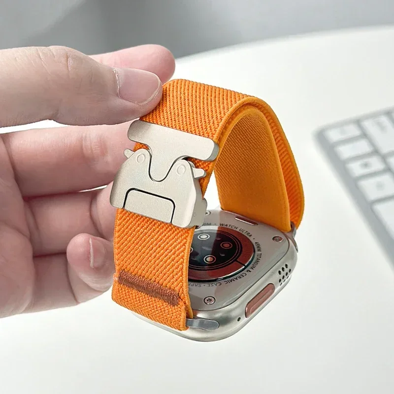 Parachute Straps For Apple Watch Ultra 2 Band 49mm 45mm 46mm 44mm 42mm 40mm 41mm Correa Bracelet IWatch Series 10 9 8 7 6 3 SE