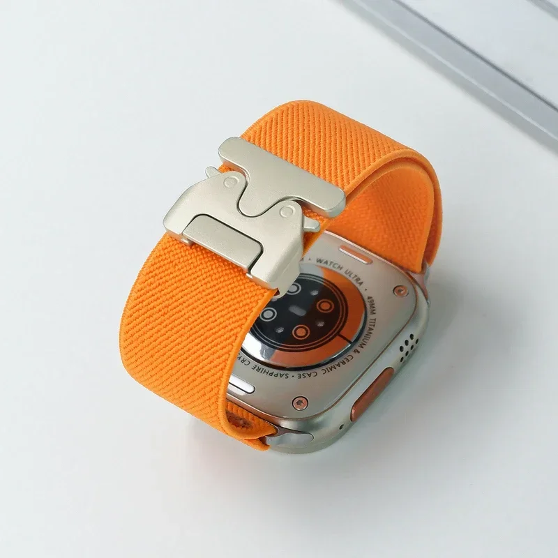 Parachute Straps For Apple Watch Ultra 2 Band 49mm 45mm 46mm 44mm 42mm 40mm 41mm Correa Bracelet IWatch Series 10 9 8 7 6 3 SE