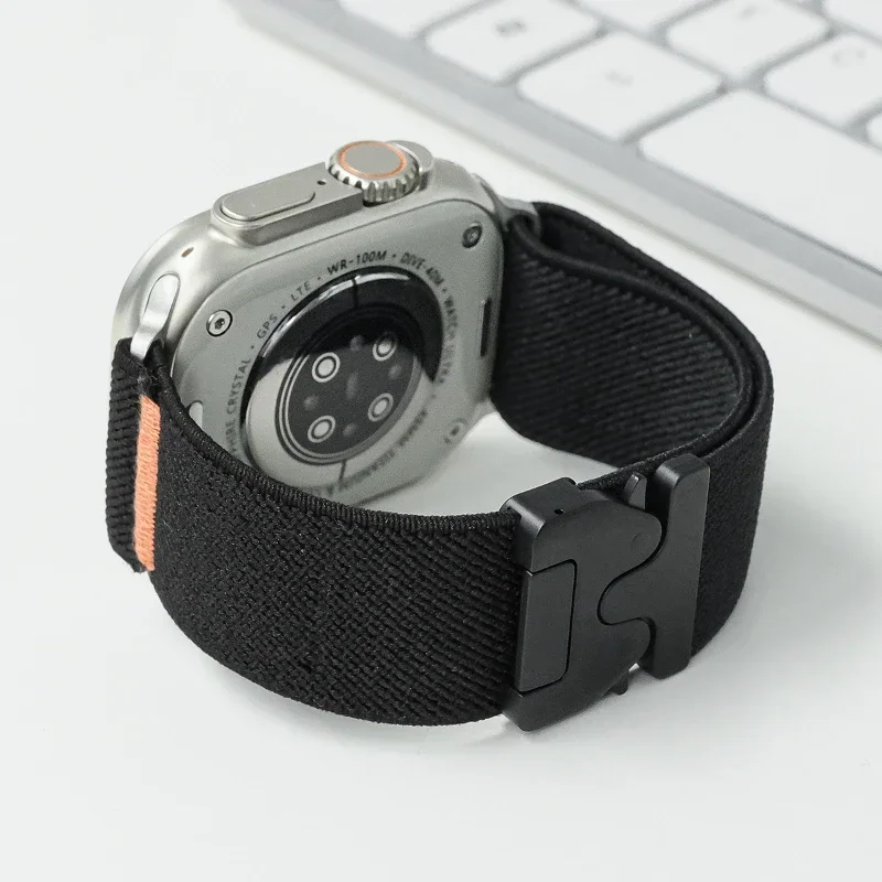 Parachute Straps For Apple Watch Ultra 2 Band 49mm 45mm 46mm 44mm 42mm 40mm 41mm Correa Bracelet IWatch Series 10 9 8 7 6 3 SE