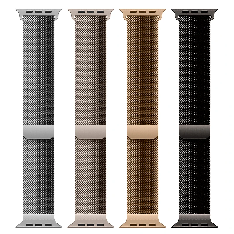 Milanese Loop Strap For Apple Watch Band 46mm 44mm 45mm 40mm 42mm 41mm Correa Bracelet iWatch Series 11 10 9 8 SE 7 6 Ultra 3 2