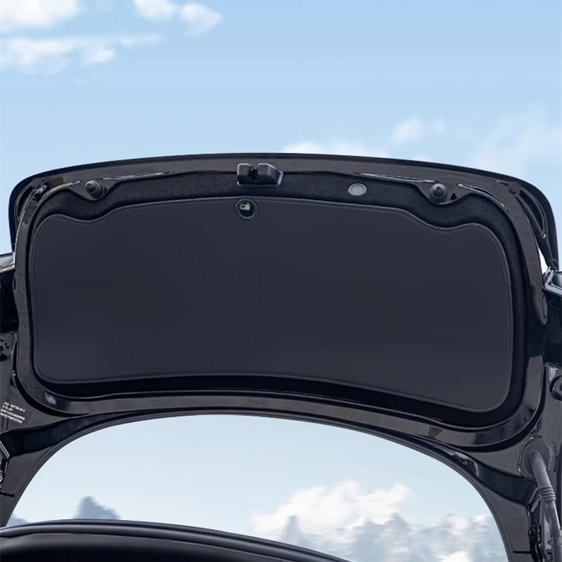 For Tesla Model Y Juniper / Model 3 Highland Trunk Tailgate Guard Pad Leather Trunk Protective Anti-dirty Pad Car Accessories