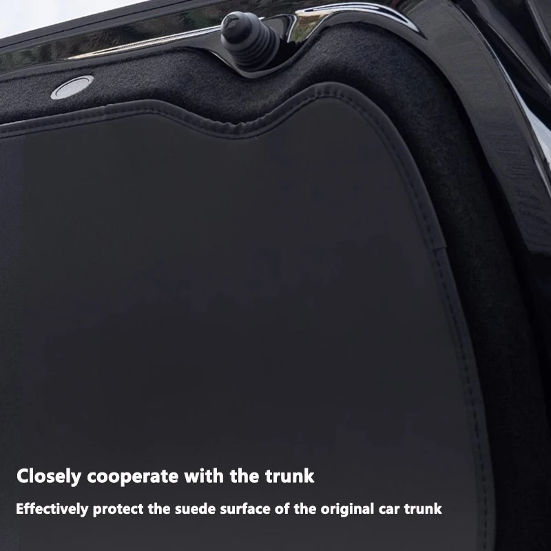 For Tesla Model Y Juniper / Model 3 Highland Trunk Tailgate Guard Pad Leather Trunk Protective Anti-dirty Pad Car Accessories